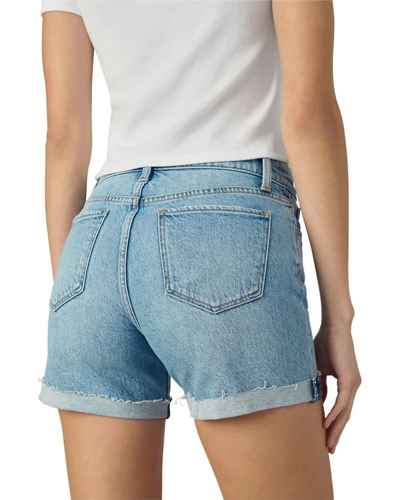 5" Cuffed Denim Shorts Taken