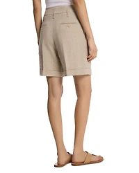 Linen Cuffed Shorts