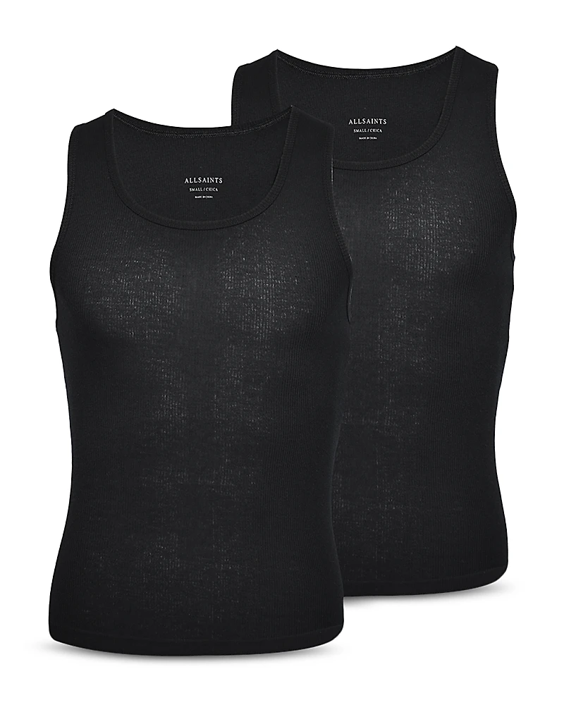 Allsaints Ribbed Tank, 2 Pack