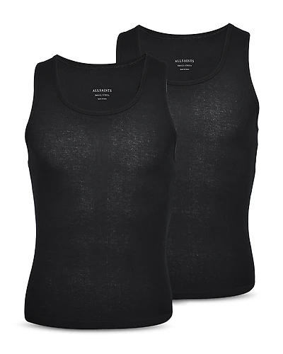 Allsaints Ribbed Tank, 2 Pack