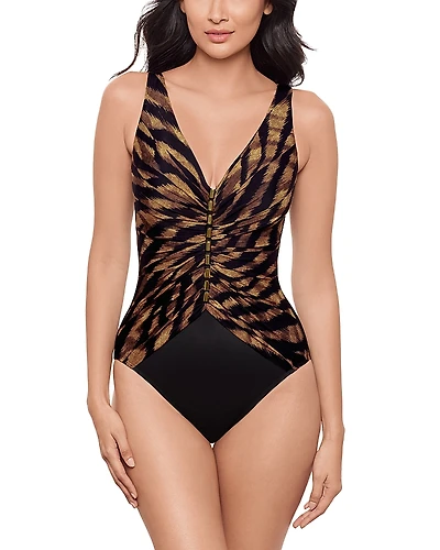 Miraclesuit Raya De Safari Charmer One Piece Swimsuit