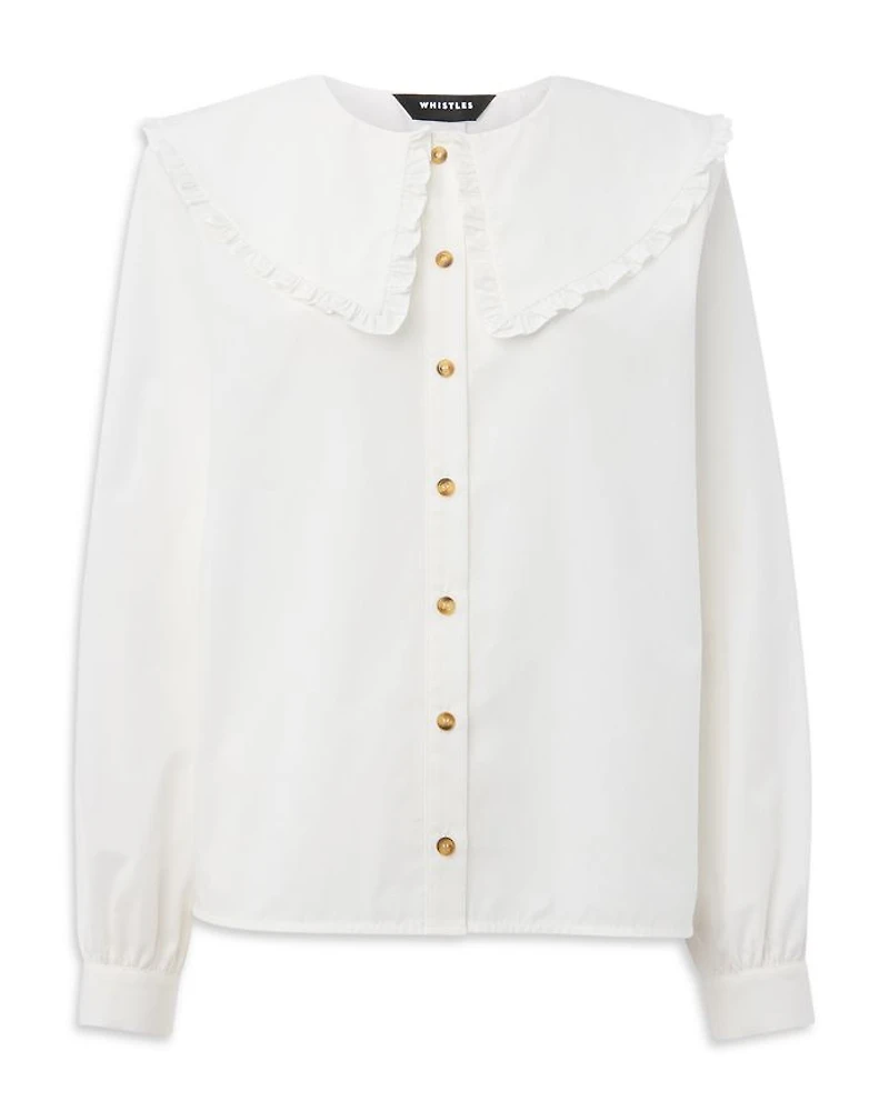 Cotton Collar Detail Top