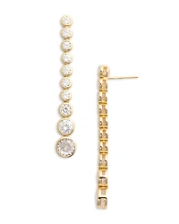 Shashi Bezel Drop Earrings