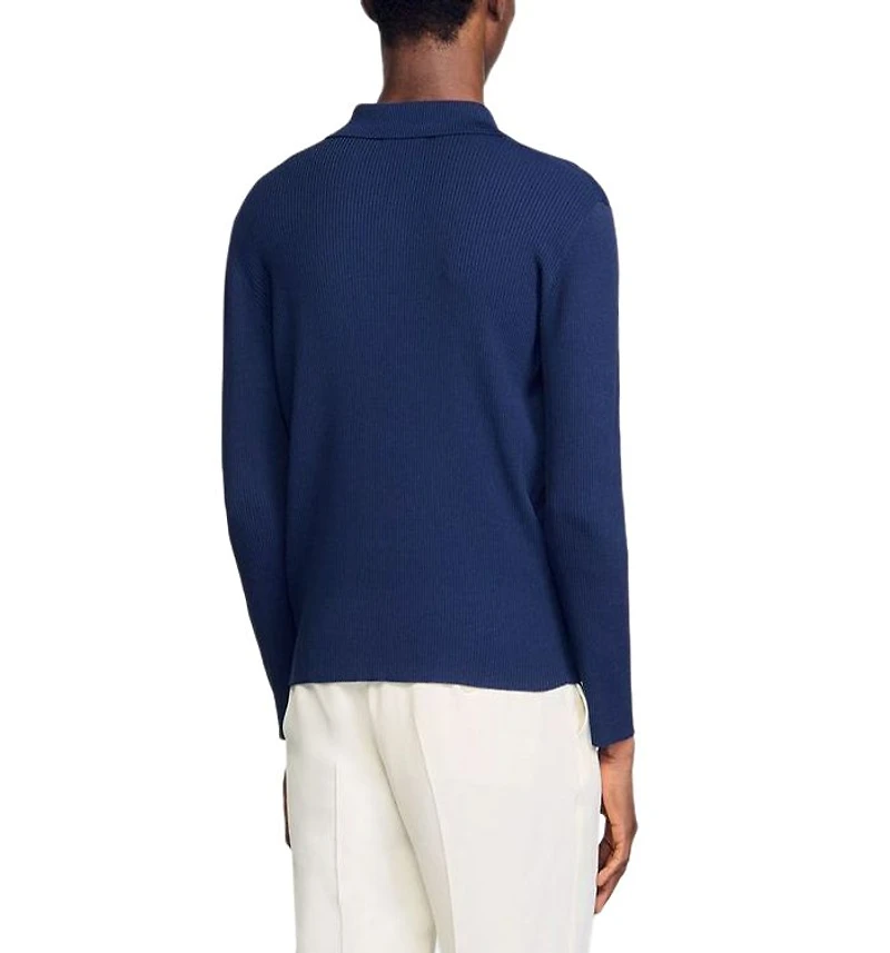 Rib Knit Polo