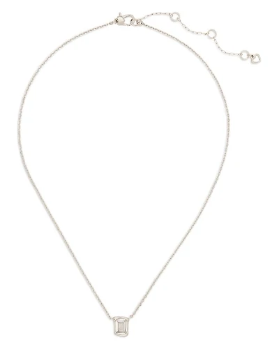 Molten Glass Solitaire Pendant Necklace, 16-19"
