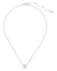 Molten Glass Solitaire Pendant Necklace, 16-19"
