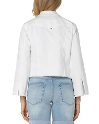 Frayed Denim Jacket