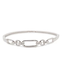 Link Bangle Bracelet in Sterling Silver
