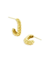 Bubble J Hoop Earrings