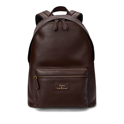 Polo Ralph Lauren Pebbled Leather Backpack