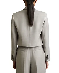 Harper Textured Cropped Blazer