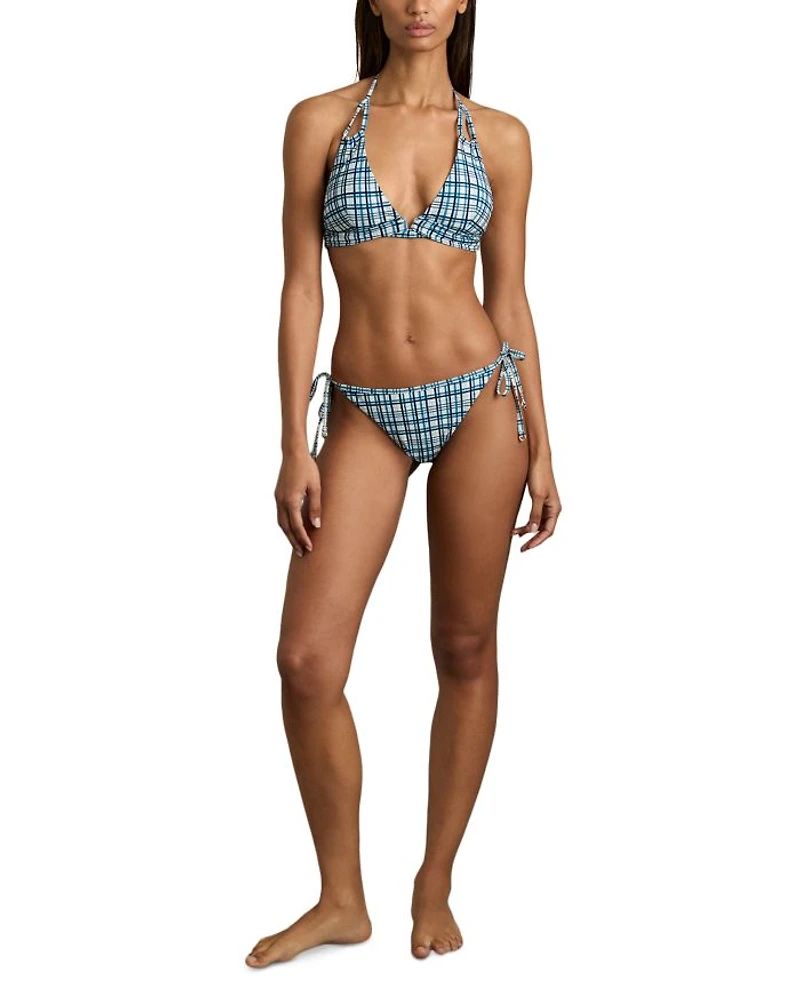 Daniella Printed Halter Bikini Top