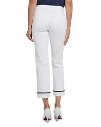 Marilyn Mid Rise Straight Ankle Jeans