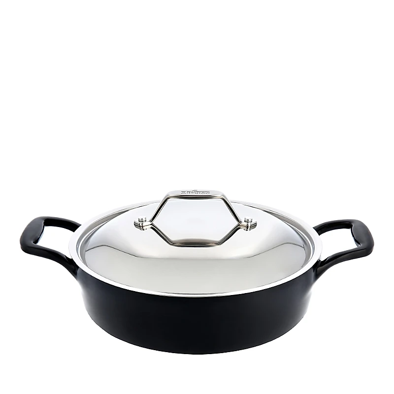 All-Clad Enameled Cast Iron 4 Qt. Braiser with Lid