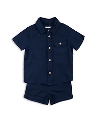 Boys' Seersucker Shirt & Shorts Set - Baby