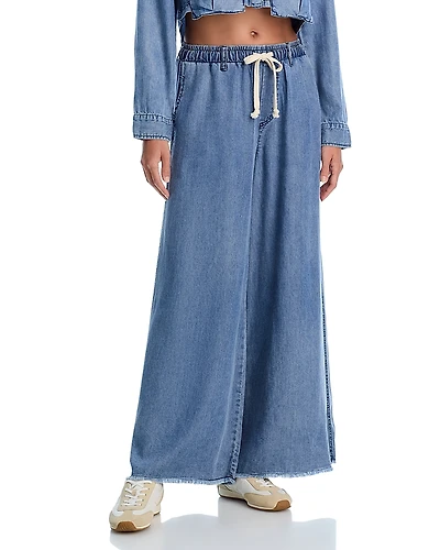 Vintage Havana Washed Denim Wide Leg Pants