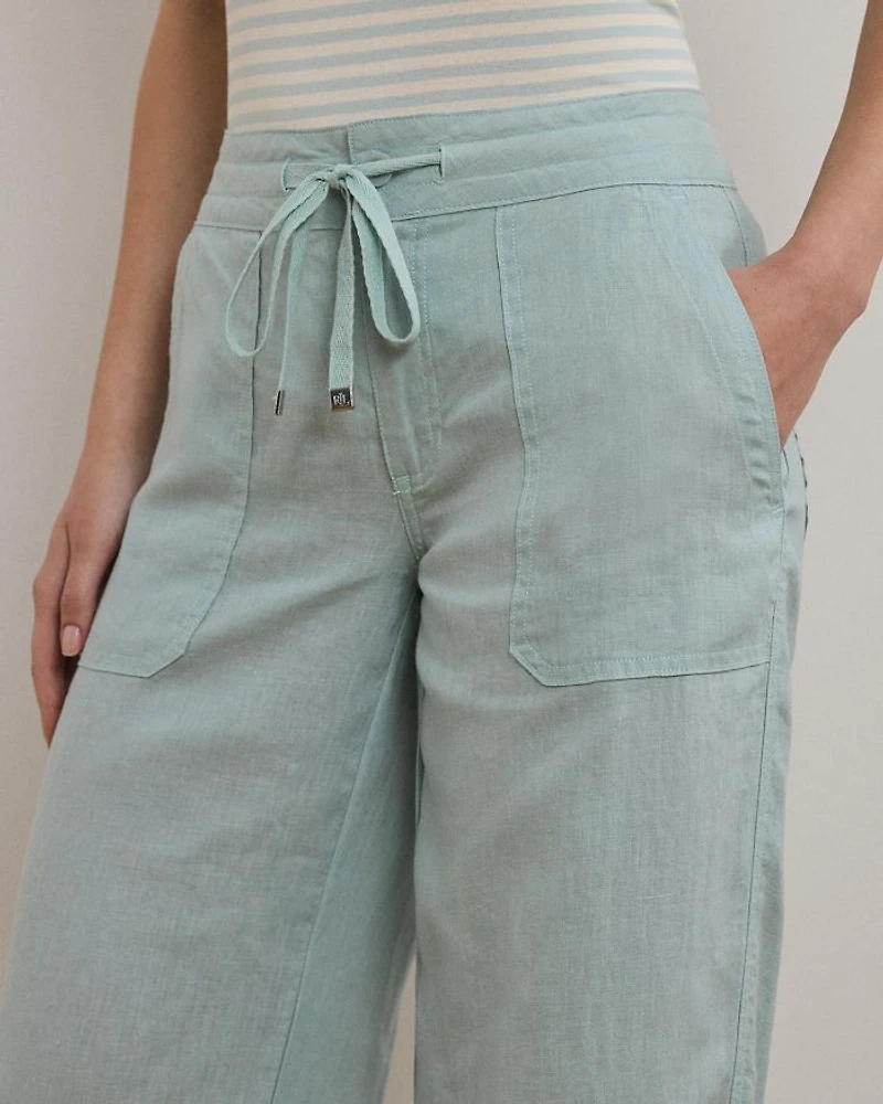Linen Wide-Leg Pants, Regular & Petite