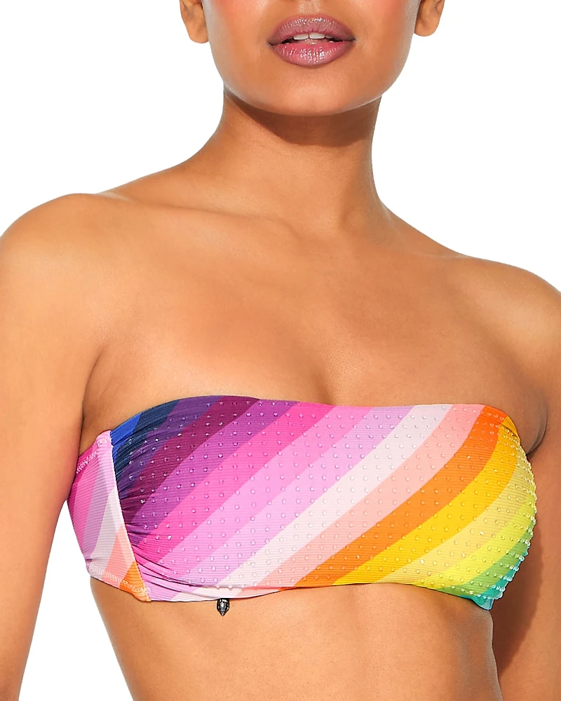 Kurt Geiger London Kensington Gem Bandeau Bikini Top