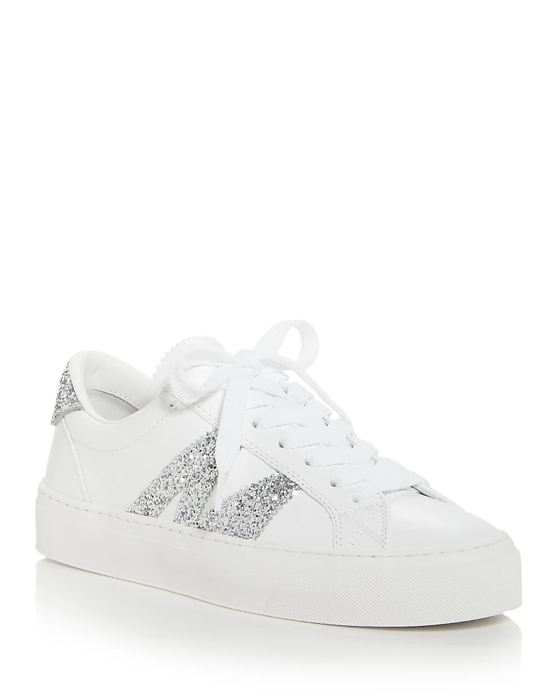 Moncler Women's Monaco Embellished Low Top Sneakers