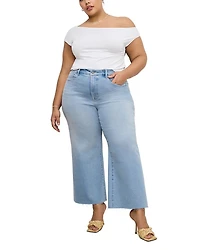 Palazzo High Rise Light Compression Jeans Indigo862