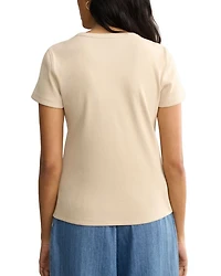 Ribbed Crewneck Tee