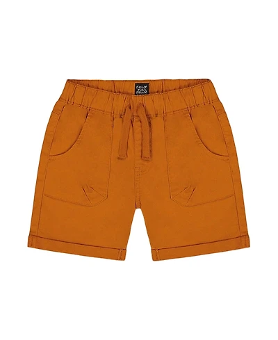 Deux par Deux Boys' Stretch Twill Short - Little Kid