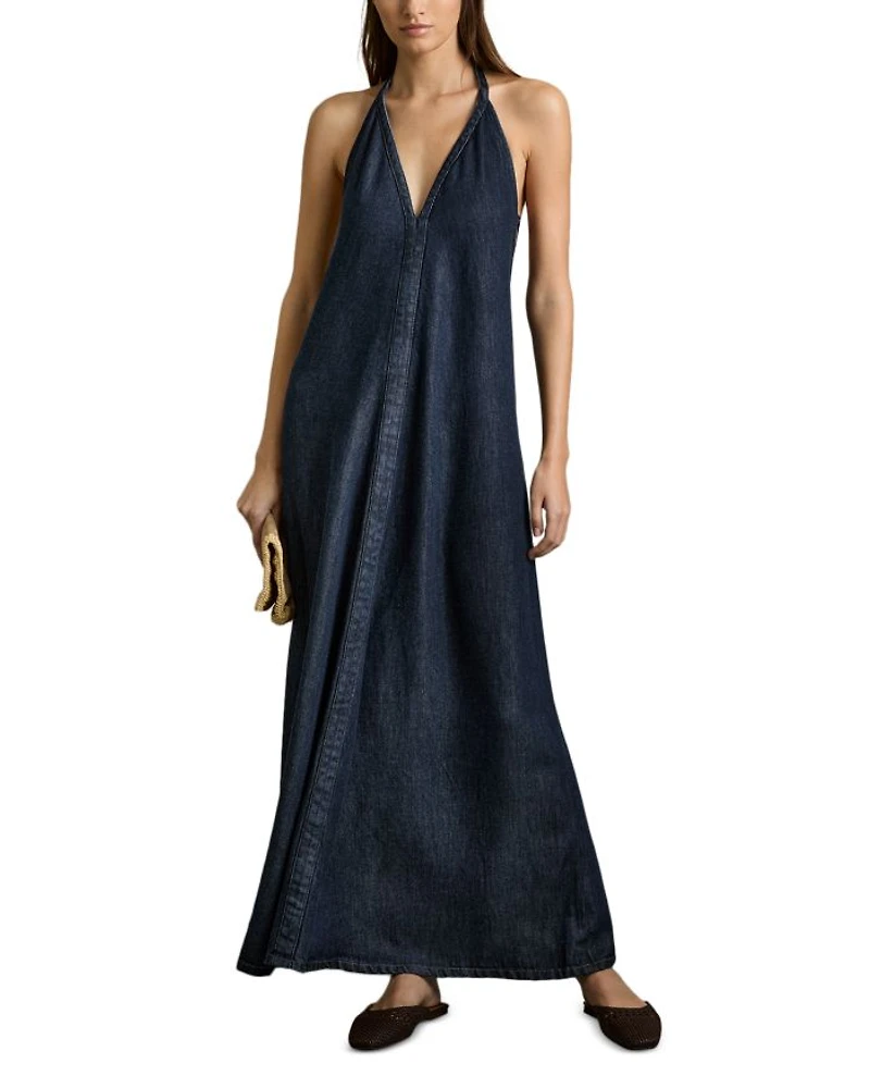 Rachel Denim Maxi Dress