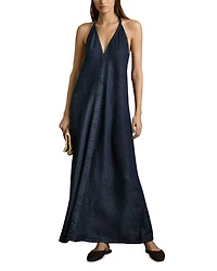 Rachel Denim Maxi Dress