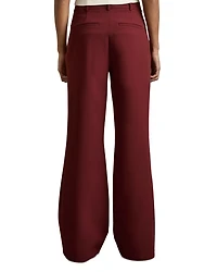 Petites Heather Wide Leg Palazzo Pants