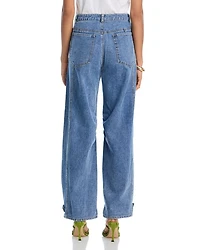 Tre High Rise Jeans Dark Blue