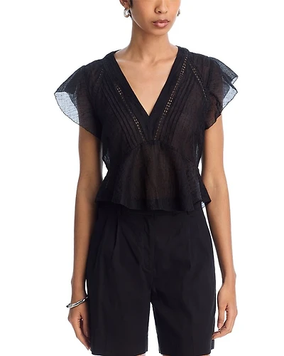 Leyla Peplum Top