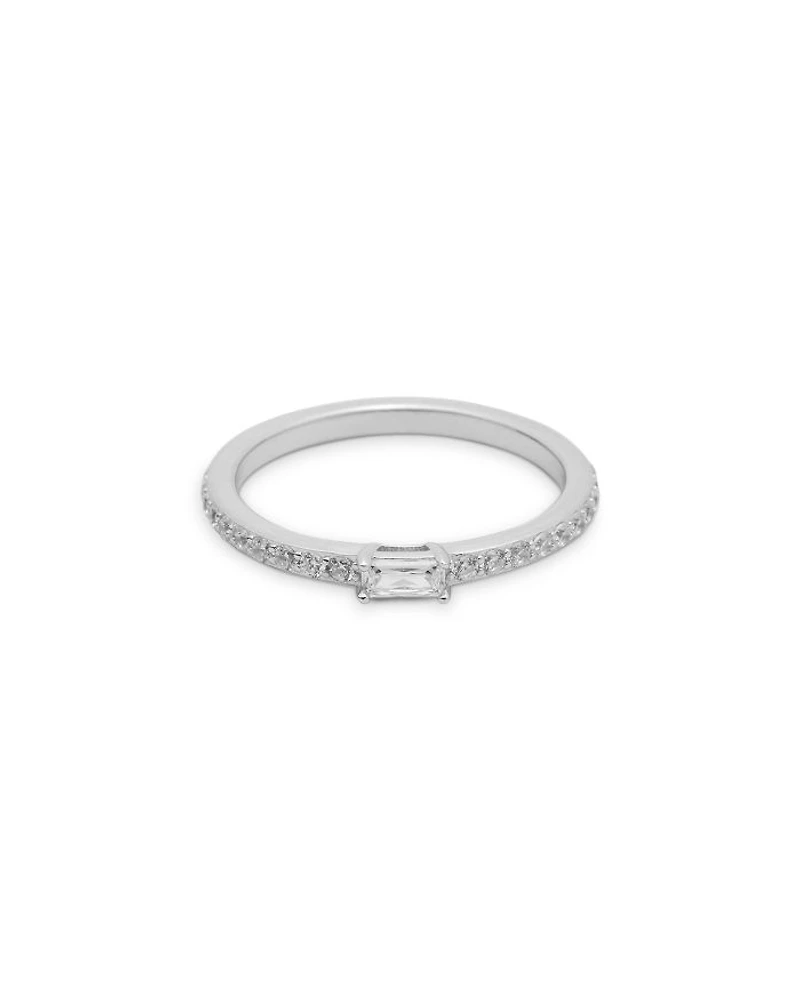 Cubic Zirconia Stack Ring