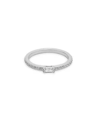 Cubic Zirconia Stack Ring