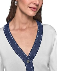 Knit V Neck Cardigan