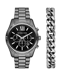 Michael Kors Lexington Chronograph Gift Set, 44mm