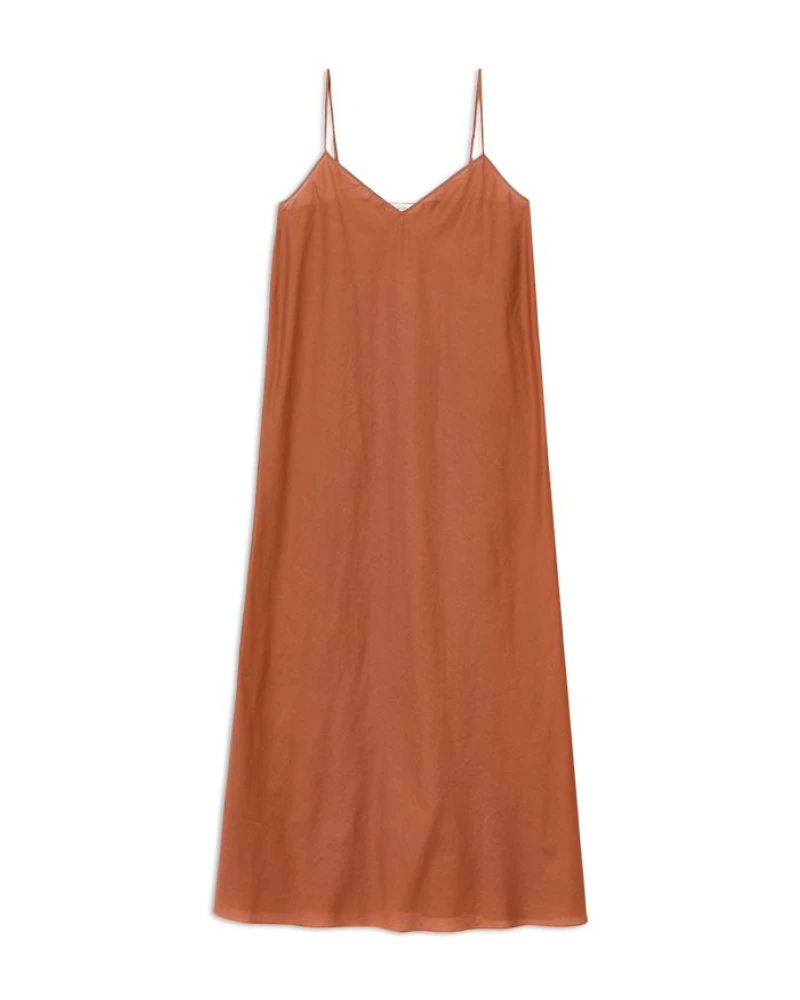 Notch Collar Shirt Dress