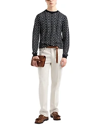 Straight Fit Bull Cotton Jeans Light Beige