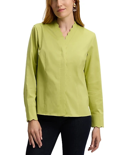 Foxcroft Bridget Matte Sateen Shirt