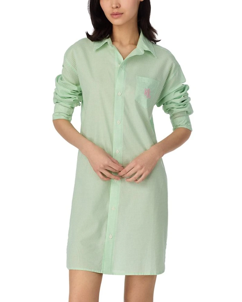 Long Sleeve Rolled Tab His Sleepshirt