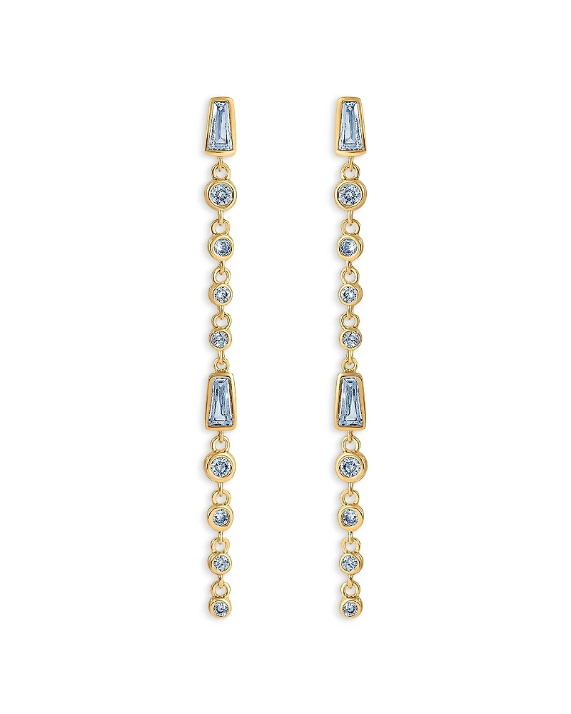 Ettika Crystal Linear Earrings