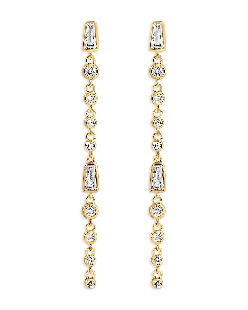 Ettika Crystal Linear Earrings