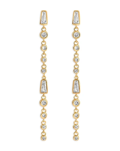 Ettika Crystal Linear Earrings