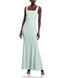 Aqua Sleeveless Dress - Exclusive