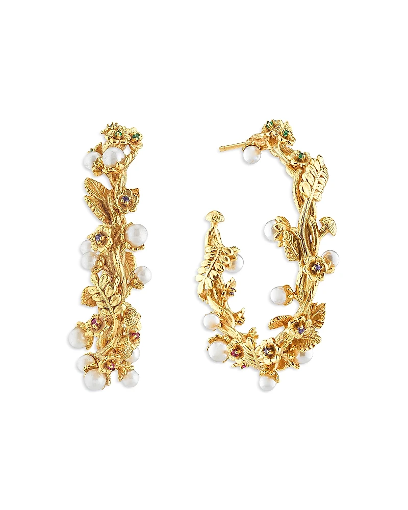 Capucine De Wulf Meadow Grande Hoop Earrings
