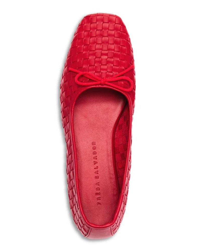 Women's Jada Slip On Woven Bow Flats