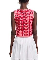 Cropped Patterned Top