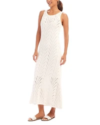 Flowy Crochet Midi Dress