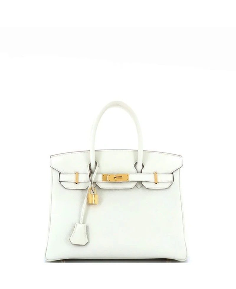 Birkin 30 Handbag Light Togo with Gold Hardware