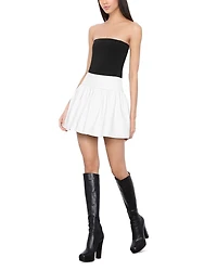 Ella Faux Leather Mini Skirt
