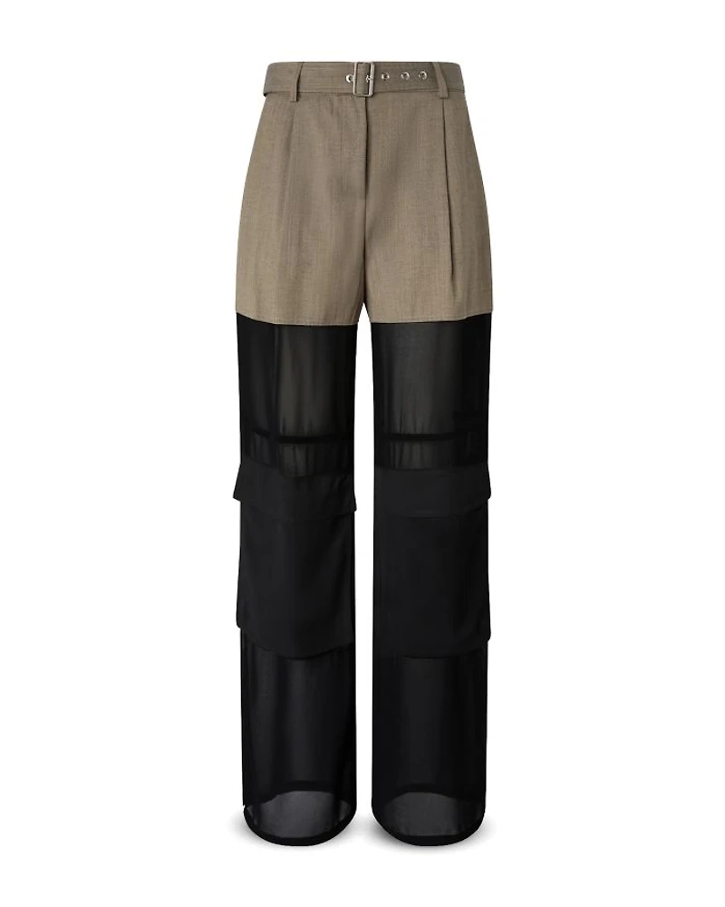 River Mixed Media Pants